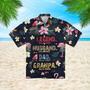 Summer Floral Legend Husband Dad Grandpa Hawaiian Shirt