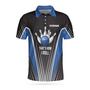 That's How I Roll Bowling Custom Polo Shirt, Personlized Ten Pin Bowling Shirt, Custom Black And Blue Bowling Shirt Coolspod
