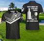 That's What I Do Golfing And Drinking Custom Polo Shirt, Personalized Black American Flag Golf Shirt For Men Coolspod