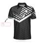 This Is How We Roll Custom Polo Shirt, Personalized Black American Flag Polo Shirt, Camping Shirt For Men Coolspod