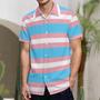 Transgender Pride Flag Lgbt Rainbow Hawaiian Vintage Shirt Mens Button Down Plus Size Tropical Hawaii Beach Shirts