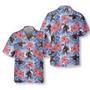 Tropical Christmas Bigfoot Hawaiian Shirt, Xmas Hawaiian Shirts