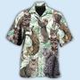 Tropical Leaf Tabby Cat Hawaiian Shirt, Shirt For Cat Lovers, Cat Hawaiian Shirt