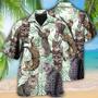 Tropical Leaf Tabby Cat Hawaiian Shirt, Shirt For Cat Lovers, Cat Hawaiian Shirt