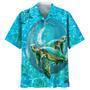 Turtle Beach Hawaiian Shirt, Summer Aloha Beach Shirt, Sea Turtle Hawaiian Shirt Gifts For Him