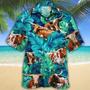 Tx Longhorn Cattle Lovers Hawaiian Shirt, Unisex Print Aloha Short Sleeve Casual Shirt