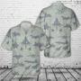 Us Air Force Hawaiian Shirt, Us Air Force Lockheed Martin Raptor Aircraft Silhouettes Hawaiian Shirt