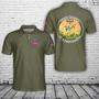 Us Army Paratroopers With The Airborne Division Parachute Grandpa Polo Shirt, Veteran Polo Shirt