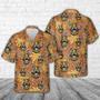 Us Navy Hawaiian Shirt, Us Navy Master Chief Goat Skull Anchor Hawaiian Shirt, Military Hawaiian Shirt