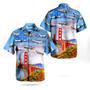 Us Navy Hawaiian Shirt, Us Navy Lockheed Orion Independence Day Golden Gate Bridge Hawaiian Shirt, Military Hawaiian Shirt