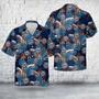 Us Navy Hawaiian Shirt, Us Navy Seabee's Of Davisville Hawaiian Shirt, Military Hawaiian Shirt