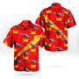 Us Navy Hawaiian Shirt, Us Navy Boeing Growler Of Vikings Hawaiian Shirt, Military Hawaiian Shirt