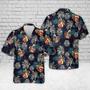 Us Navy Hawaiian Shirt, Us Navy Gunner's Mates Skull Hawaiian Shirt, Military Hawaiian Shirt