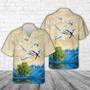 Us Navy Hawaiian Shirt, Us Navy Douglas Skyraider Papoose Flight Of Hawaiian Shirt, Military Hawaiian Shirt