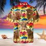 Vintage Highland Tropical Sunset Hibiscus And Palm Tree Hawaiian Shirt