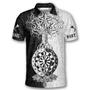 Warrior Viking Black White Custom Darts Shirts For Men, All Over Print Dart Tree Shirt