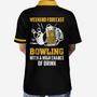 Weekend Forecast Bowling With A High Chance Of Drink Custom Polo Shirt, Personalized Bowling Shirt For Beer Lovers Coolspod