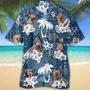 Wire Fox Terrier Hawaiian Shirt, Full Printed Dog Aloha Hawaii Beach Shirt