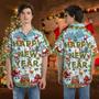 Xmas Happy New Year 2024 Season Greeting Hawaiian Shirt, Xmas Hawaiian Shirts