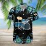 Acoustic Guitar Hawaii Shirt, Guitar Hawaiian Shirts Casual Short Sleeve Guitar Shirt Men Summer Gifts