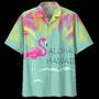 Aloha Hawaii Flamingo Ornamental Design Hawaiian Shirt Summer Gifts