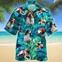 American English Coonhound Dog Lovers Gift Summer Beach Palm Tree Hawaiian Shirt Summer Gifts