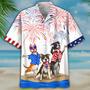 American Staffordshire Terrier Shirts - Independence Day Is Coming, Men's Usa Patriotic Hawaiian Shirt Summer Gifts