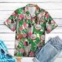 Awesome Australian Shepherd Tropical Coconut Pattern , New Unisex Hawaiian Shirt Aloha Shirt