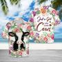 Baby Cow With Colorful Flower Just A Girl Who Love Cows Hawaiian Shirt Summer Gifts