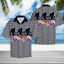 Black Bigfoot Walk On Flower Zigzag Pattern Hawaiian Shirt Summer Gifts