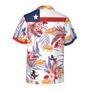 Bluebonnet Texas Hawaiian Shirt Red Version, Button Down Floral And Flag Texas Shirt, Proud Texas Shirt For Men Summer Gifts