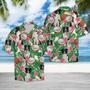 Border Collie Tropical Coconut Cut In Half Summer Vacation Pattern Hawaiian Shirt Summer Gifts