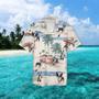 Boston Terrier Summer Beach Hawaiian Shirt, Hawaiian Shirts For Men, Hawaiian Shirts For Men, Aloha Beach Shirt Summer Gifts