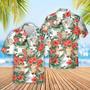 Charolais Cow No Horn Hawaiian Flowers , Gift For Farm Clothing, Summer Gift For Men And Women Unisex Hawaiian Shirt Aloha Shirt