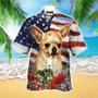 Chihuahua Terrier Hawaiian Shirt, Chihuahua Clothing, Flowers Aloha Shirt For Dog Lovers Summer Gifts