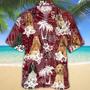 Cocker Spaniel Red Hawaiian Shirt, Gift For Dog Lover Shirts, Animal Summer Shirts, Hawaiian Shirt Men Summer Gifts