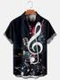 Cool Music Symbol Men's Large For Men Unisex Hawaiian Shirt Aloha Shirt