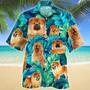 Cute Chow Chow Dog Lovers Gift Ideas Summer Beach Palm Tree Pattern Hawaiian Shirt Summer Gifts