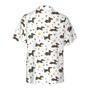 Dachshund Seamless Pattern Adorable Pets Unisex Hawaiian Shirt Aloha Shirt