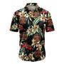 Firefighter Floral Vintage , Summer S For Men, Women Aloha Beach Shirt, Aloha Shirt Unisex Hawaiian Shirt Aloha Shirt