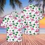 Flamingo Pattern , For Men And Women Unisex Hawaiian Shirt Aloha Shirt