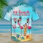 Flamingo Tropical Aloha Shirt For Men, Flamingo Hawaiian Shirt Summer Gifts