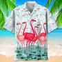 Flamingos All Over Printed Unisex Hawaiian Shirt Aloha Shirt