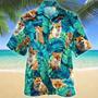 Fox Lovers Hawaiian Shirt, Tropical Fox Men Hawaiian Shirts - Casual Button Down Short Sleeve Shirt Summer Gifts