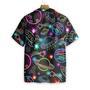 Glowing Space With Rainbow Star Unisex Hawaiian Shirt Aloha Shirt