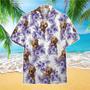 Golden Retriever Flower Vintage Hawaiian Shirt, The Best Gift For Dog Lovers Hawaiian Shirt Summer Gifts