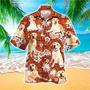 Golden Retriever Flower Vintage Hawaiian Shirt, The Best Gift For Dog Lovers Hawaiian Shirt Summer Gifts