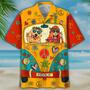 Golden Retriever Hippie Hawaiian Shirt Summer Gifts