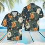 Golden Retriever Tropical Plant , Gift For Dog Lovers Unisex Hawaiian Shirt Aloha Shirt