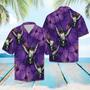 Hawaiian Shirt Blossom Purple Hibiscus With Hummingbird Hawaiian Shirt For Men Summer Gifts